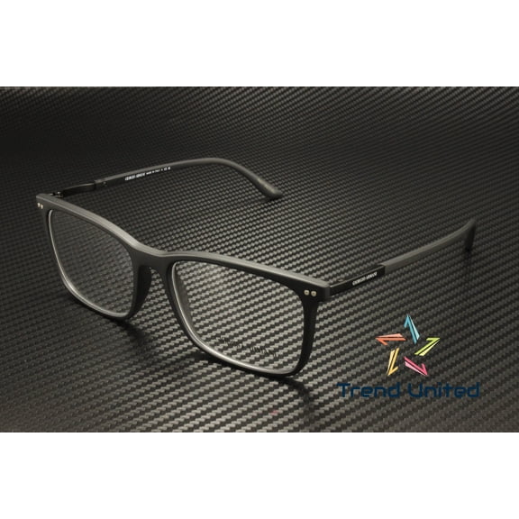 GIORGIO ARMANI AR7122 5042 Matte Black Demo Lens 56 mm Men's Eyeglasses