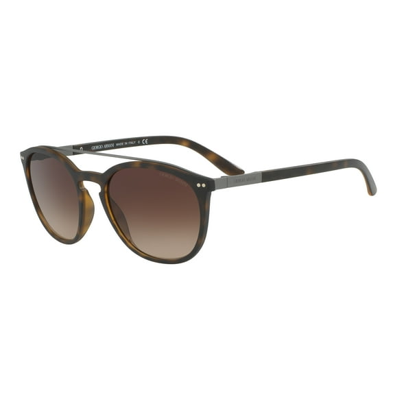 GIORGIO ARMANI AR8088 508913 Matte Dk Havana Brown Grad 53 mm Women's Sunglasses