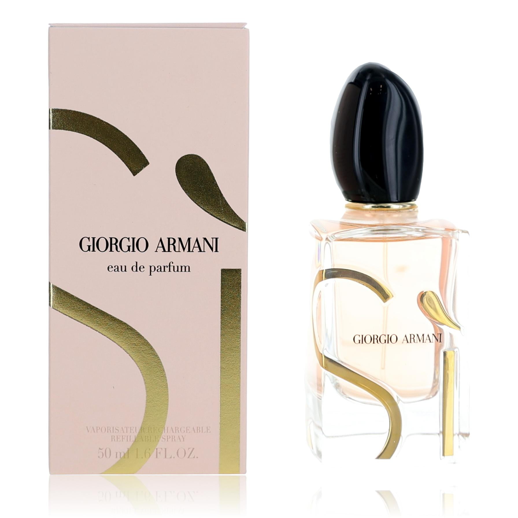 Giorgio Armani Si Eau De Parfum Spray, Feminine & Musky Scent, 1.7