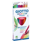 GIOTTO Colors 3.0 Watercolour Colouring Pencils 24 Pieces