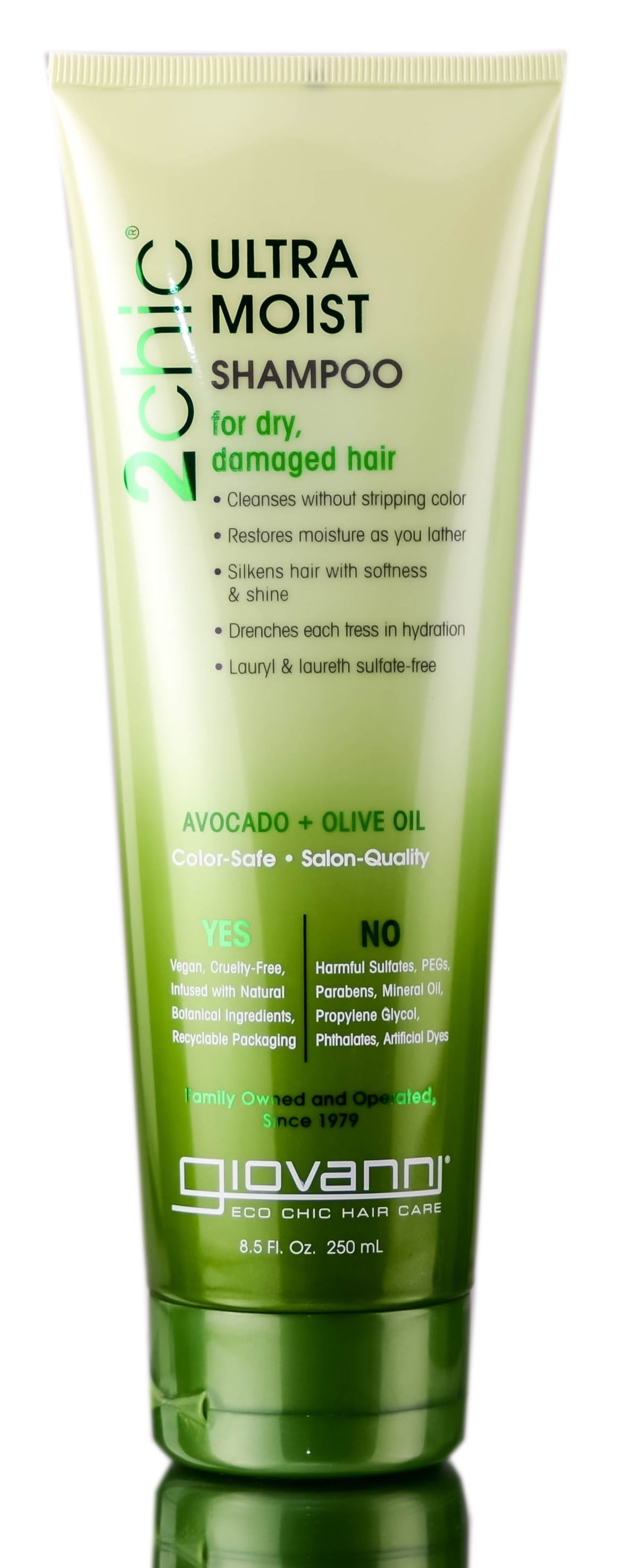 Giovanni 2chic Ultra Moist Shampoo 8.5 oz, Avocado & Olive Oil