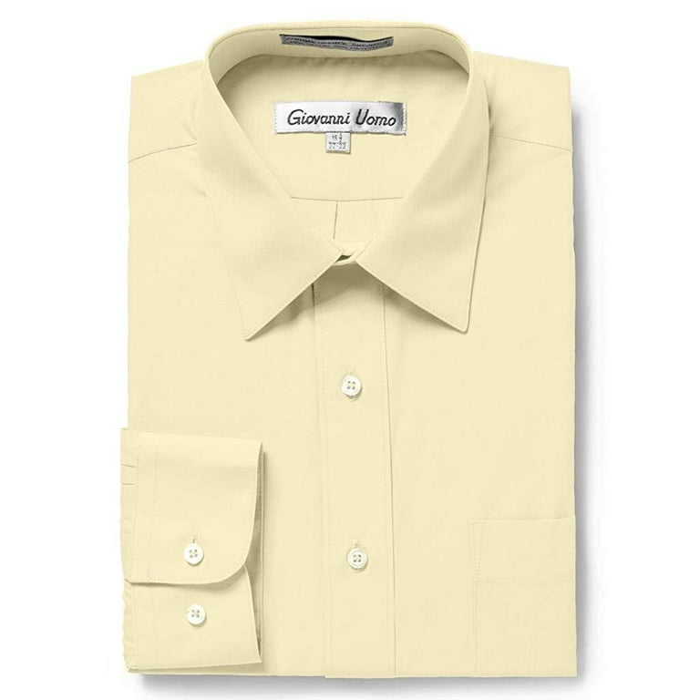 walmart yellow dress shirt
