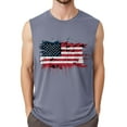 thumbnail image 1 of GIPQJK 4th Of July Beach Tank Tops for Men Usa Flag Sleeveless Tops 2025 Trendy Patriotic Graphic Scoop Neck Muscle Tank Tops with Independence Day,Light Purple 2XL, 1 of 4
