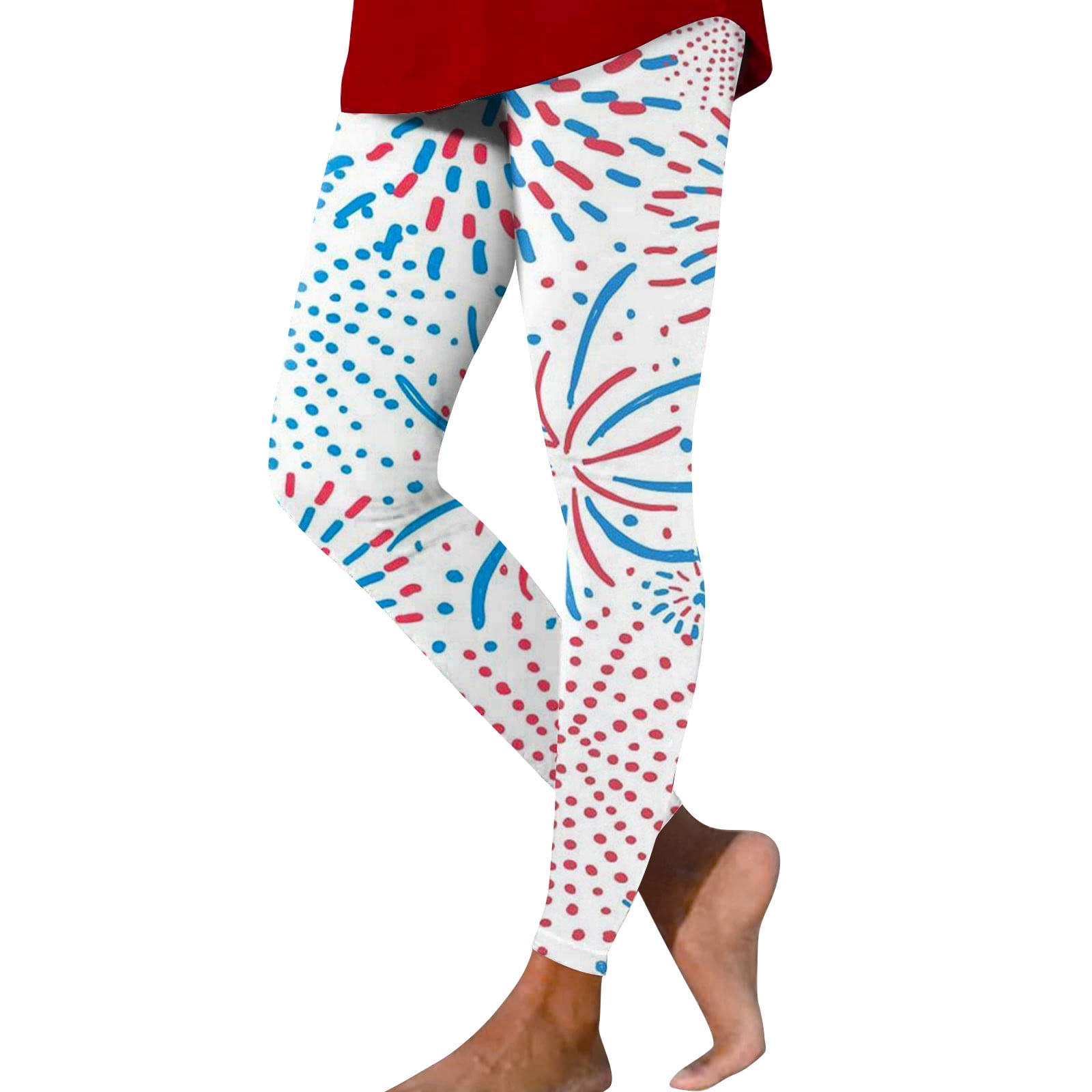 4th of july leggings walmart