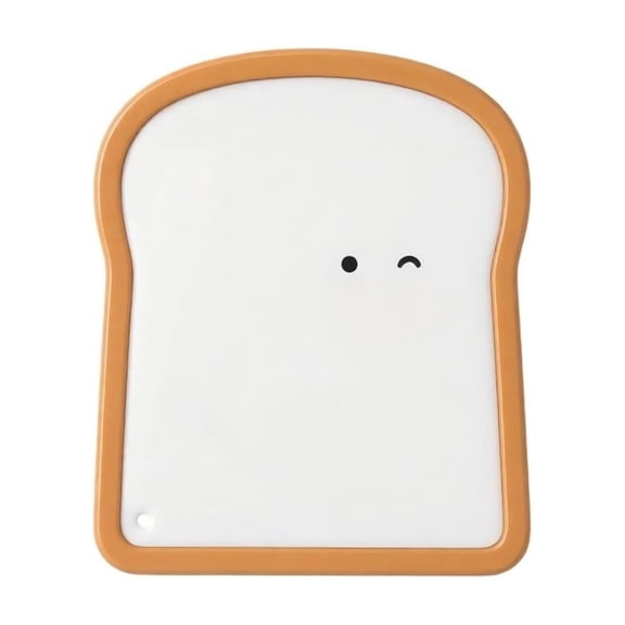GIPQJK Compressed Wood Pulp Sponge Sheet, Cute Toast Shaped Dish Scrubber for Kitchen Cleaning, Eco-Friendly Biodegradable Cellulose Scouring Pad for Washing Dishes Pots Pans, 1pc A