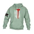thumbnail image 1 of GIPQJK Graphic Hoodies for Men American Flag Design Sweatshirts Western Aztec Hoodie Big and Tall Pullover Tops with Pockets,Mint Green L, 1 of 4