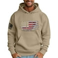 thumbnail image 1 of GIPQJK Graphic Hoodies for Men American Flag Print Sweatshirts Aztec Cowboy Western Hoodie Big and Tall Hoodies Pullover with Pockets,Camel L, 1 of 4