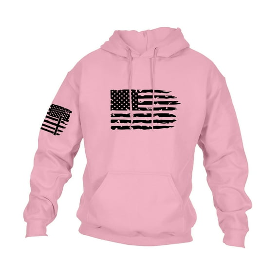 GIPQJK Graphic Hoodies for Men Usa Flag Sweatshirts Vintage Western Aztec Ethnic Hoodie Big and Tall Pullover Tops with Pockets,Pink 5XL