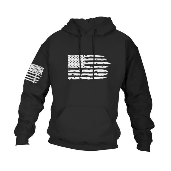 GIPQJK Hoodies for Men American Flag Design Sweatshirts 2024 Fall This We'll Defend Eagle with American Flag Long Sleeve Tops with Pockets,Dark Gray 5XL