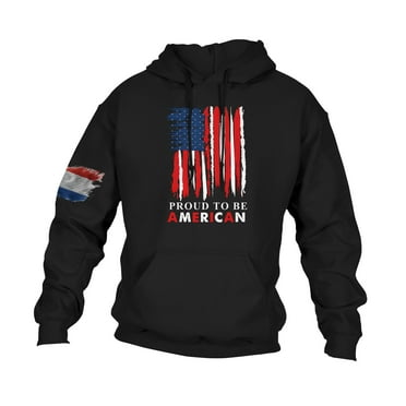 GIPQJK Hoodies for Men American Flag Design Hooded Sweatshirts Big and Tall This We'll Defend Flag Hoodies Pullover with Pockets,Black 5XL
