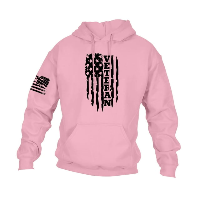 GIPQJK Men's American Flag Sweatshirts Big and Tall Hoodie This We'll Defend Hoodies Pullover with Pockets,Pink 4XL