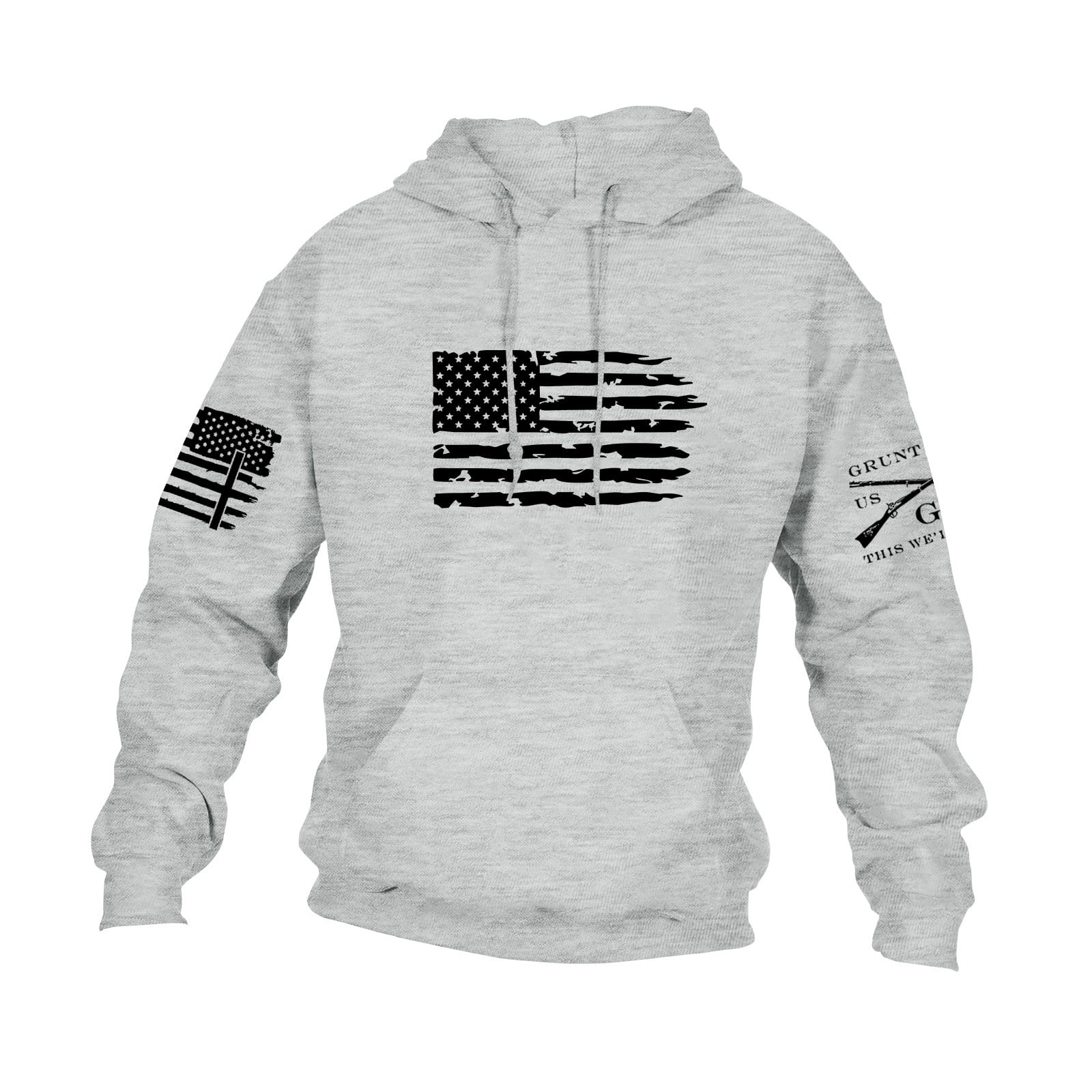 GIPQJK Plus Size Men's Usa Flag Hoodies Big and Tall Graphic Hoodies