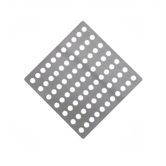 GIPQJK Stainless Steel Square Floor Drain Cover Hair Blocking Filter Anti Clog Bathroom Shower Drain Protector for Kitchen Bathtub Sink 4x4 Inch