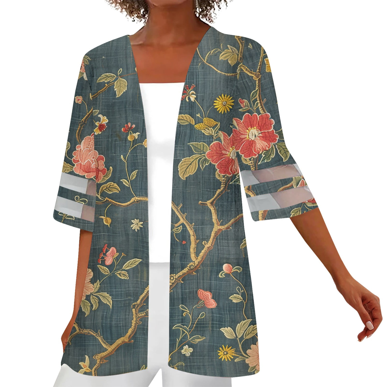 GIPQJK Summer Shrugs for Women Half Sleeve Women's Cardigans