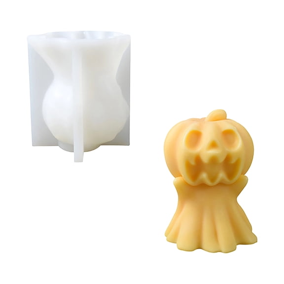 GIPQJK Summerween Halloween Scented Candle Pumpkin Ghost Aromatherapy Home Decor Fall Gift Soy Wax Burning Fragrance for Party Bedroom Table Centerpiece C
