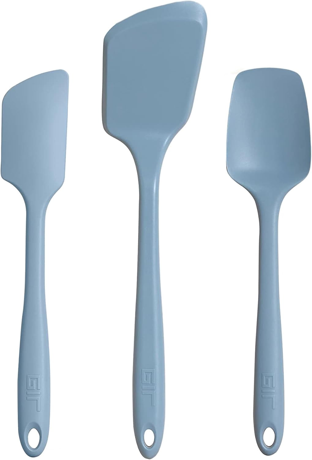 GIR Get it Right Ultimate 3 Piece Silicone Kitchen Utensils Set Heat Resistant Up To 425°F Silicone Spatula, Flip & Spoonula as Kitchen Tools, Slate