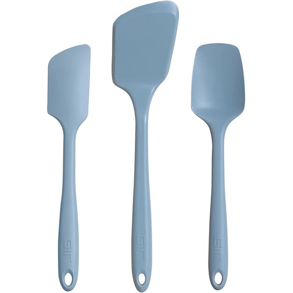 GIR Get it Right Ultimate 3 Piece Silicone Kitchen Utensils Set Heat Resistant Up To 425°F Silicone Spatula, Flip & Spoonula as Kitchen Tools, Slate