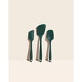 thumbnail image 1 of GIR Get it Right 3 Piece Silicone Kitchen Utensils Set Heat Resistant Up To 425°F Silicone Spatula, Flip & Spoonula as Kitchen Tools, Dark Green, 1 of 1