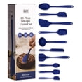 thumbnail image 1 of GIR Get It Right 10 Piece Essentials Silicone Cooking Utensils Set Nonstick 425°F Heat Resistant Kitchen Utensils Set for Cooking & Baking, Royal Blue, 1 of 7
