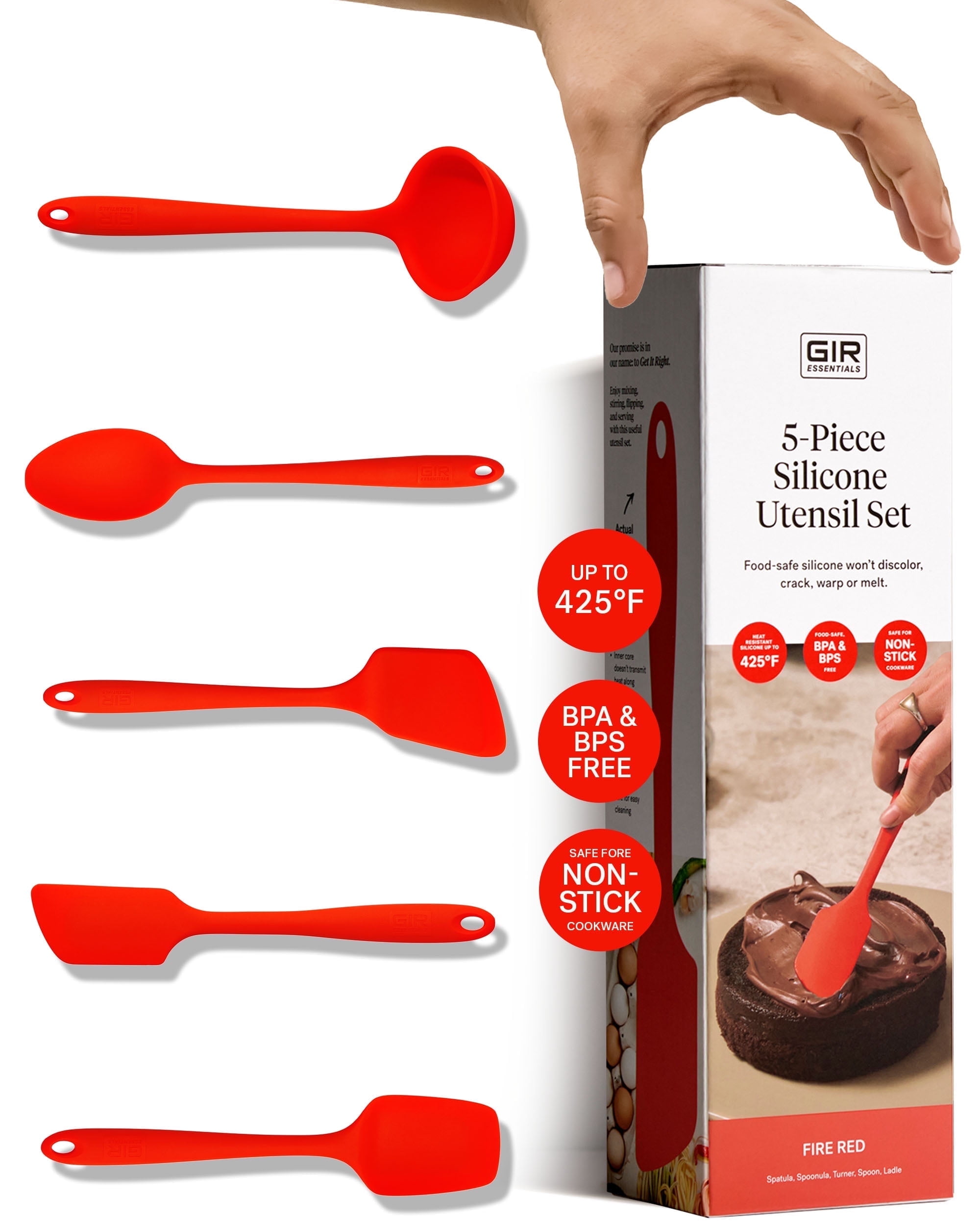 GIR: Get It Right 10-Piece Silicone Essentials Kitchen Utensils Set