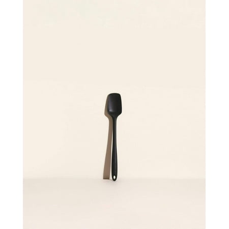 GIR: Get It Right Silicone Spatula Spoonula, Non-toxic Cooking Utensils for Nonstick Cookware, Cooking and Baking - Skinny- 11IN - Black
