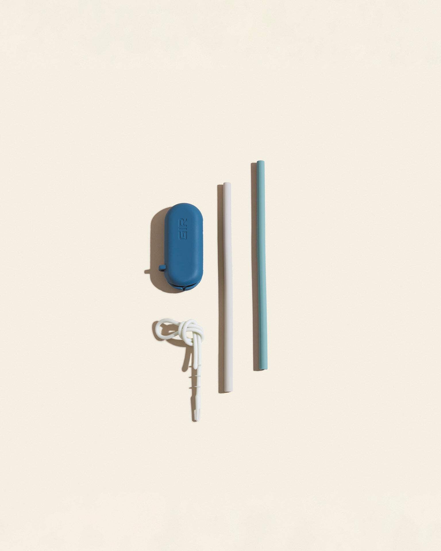 Boulder Silicone Reusable Straws with Travel Case and Squeegee