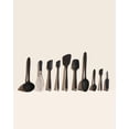thumbnail image 1 of GIR Get It Right 10 Piece Ultimate Silicone Cooking Utensils Set 425°F Heat Resistant Spatula, Ladle, Flip, Spoon, Whisk, Spoonula & Peeler, Black, 1 of 1