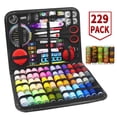 thumbnail image 1 of GIRACOA 229 Pcs Large Sewing Kit for Adults, 41 Color Thread Spools, Portable Needle and Thread Kit for Sewing, Scissors and Accessories for Beginners Travel Home Mending, 1 of 3