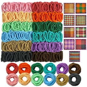GIRACOA 840 Pcs Loom Loops Refill - 12 Morandi Colors Weaving Loom Bands - Premium Elastic Refill Loops for 7-Inch Potholder Loom & DIY Jewelry Bracelet Making - Creative Art Craft Gift