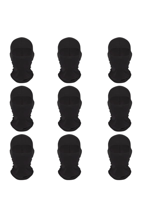 9 Pcs Balaclava Ski Face Mask for Men Women, Full Face Mask Summer Face Cover UV Protection for Outdoor Motorcycle Cycling