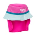 thumbnail image 1 of Aqua SwimSchool Sunshade Legionnaire Bucket Hat with Sun Shield for Infants, Pink, 1 of 7