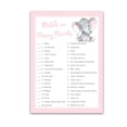 GIRL Baby Shower Game — CARTOON PARENT MATCH Baby Shower Game — Pack of ...