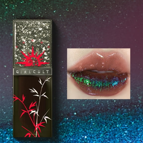 GIRLCULT Liquid Lipstick, Lip Gloss Mirror Series, Hydrating Lipstick Makeup with Essential Oil