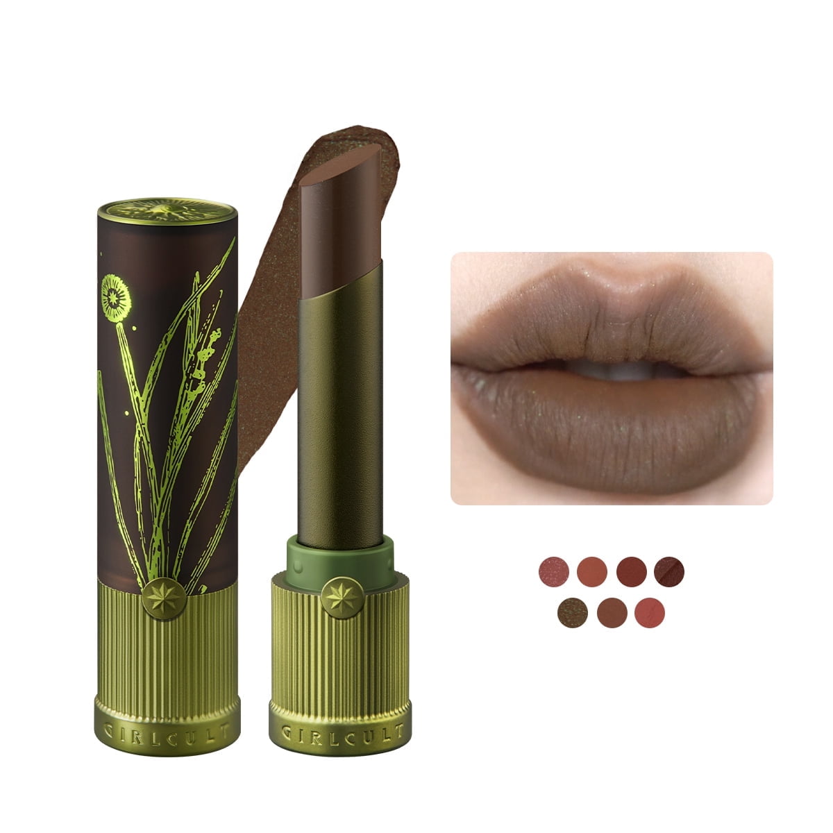 GIRLCULT Matte Lipstick, High-Pigment Solid Cream Lipstick, Soft Matte ...