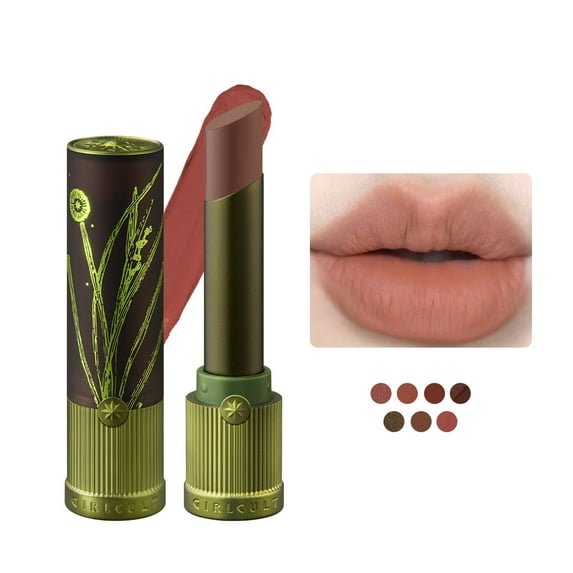 GIRLCULT Matte Lipstick, High-Pigment Solid Cream Lipstick, Soft Matte Finish, Long-Lasting, Lightweight Velvet Texture