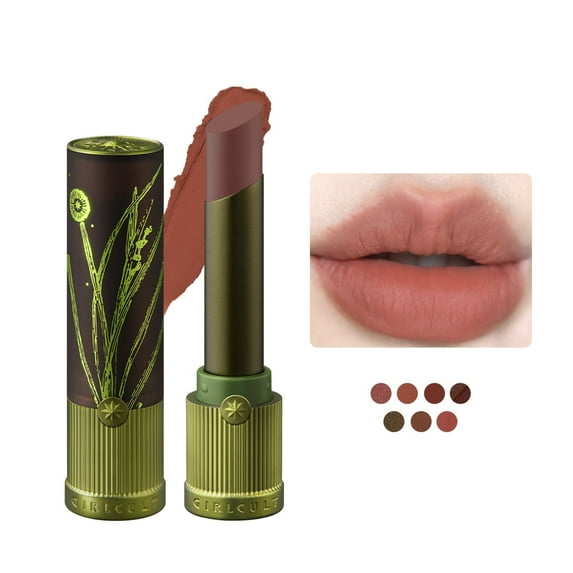 GIRLCULT Matte Lipstick, High-Pigment Solid Cream Lipstick, Soft Matte Finish, Long-Lasting, Lightweight Velvet Texture