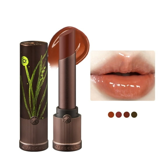 GIRLCULT Shine Lipstick, Ultra Glossy Mirror Finish, Long-Lasting Hydrating Lipstick with Over 60% Essence, Non-Sticky High-Shine Lip Color