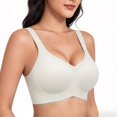 thumbnail image 1 of GIRLQUEEN Everyday Wireless Plus-Size Bras for Women, Full Coverage Soft Sleep Bra, Comfort Seamless Support Bra, 1 of 11