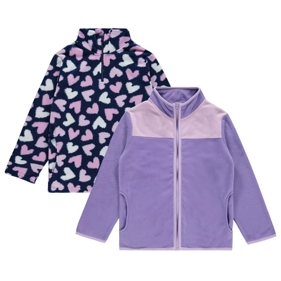 Btween Girls Cozy Fleece Jackets for Kids - Warm and Cute Winter Wear
