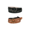 thumbnail image 1 of Wonder Nation Girls Fashion Belts, 2-pack, Sizes XS-XXL, 1 of 2