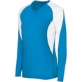 thumbnail image 1 of High Five M Girls Long Sleeve Court Jersey Power Blue/White 342183, 1 of 2