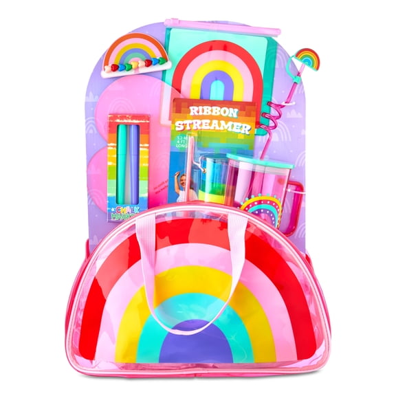 Prefilled Rainbow Bag with Toys, Multicolor, 14.5" x 19", Easter by Way To Celebrate