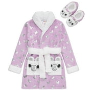 Btween Female Hooded Terry Robe (Girls 10/12), Snow