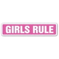 thumbnail image 1 of GIRLS RULE Street Sign female empowerment teens self esteem | Indoor/Outdoor |  30" Wide, 1 of 5