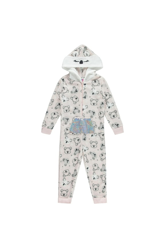 GIRLS SW ONESIES-NEW, BEAR, 10