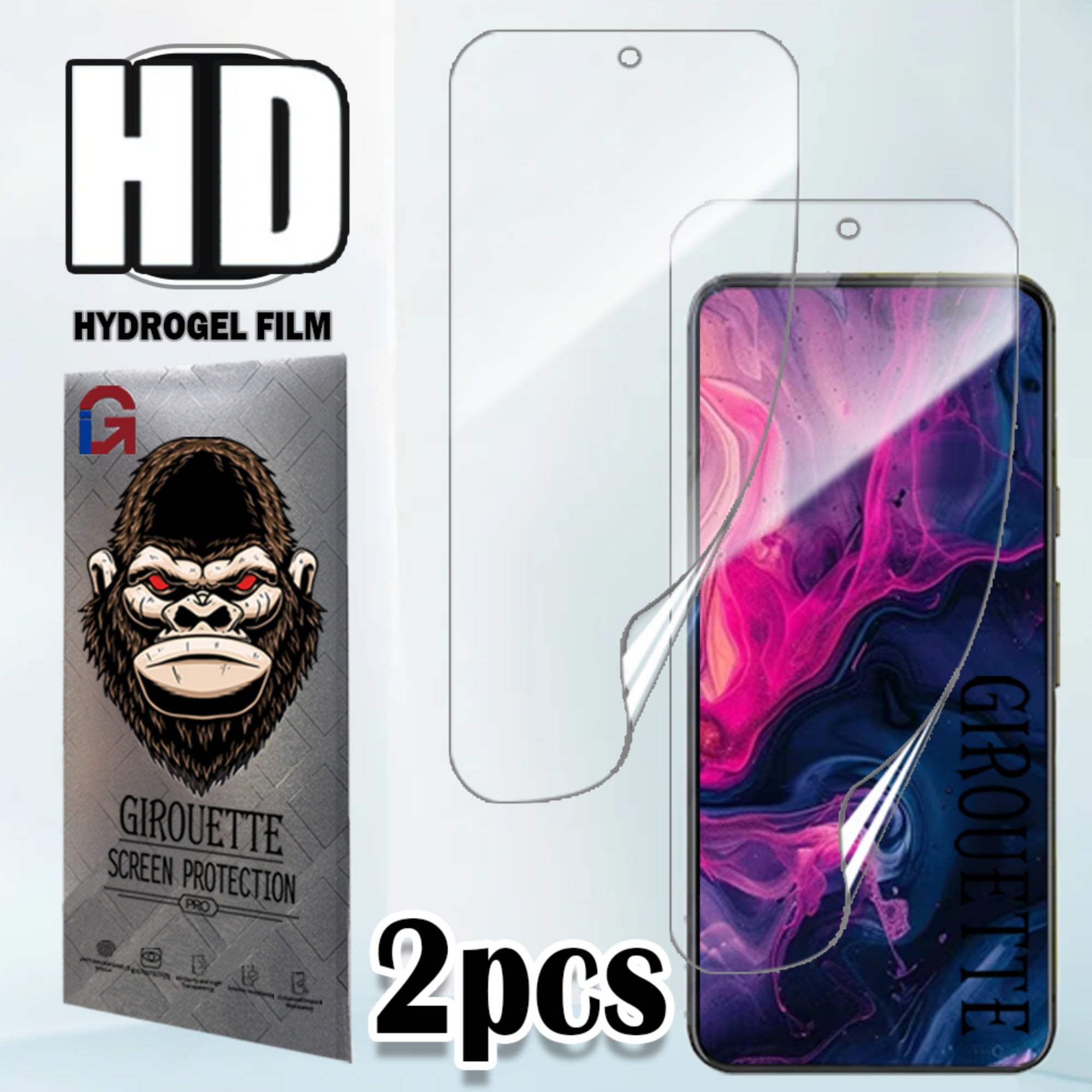 2-Pack Privacy Screen Protector For Google Pixel 10 Pro XL / 9 Pro XL – Fingerprint Friendly & Anti-Spy
