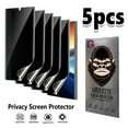 thumbnail image 1 of GIROUETTE [5 Packs] Privacy Screen Protector For Samsung Galaxy S23,Galaxy S23+,Galaxy S23 Ultra,  Fingerprint Unlock,Anti-Spy,Anti-fingerprint, 1 of 9