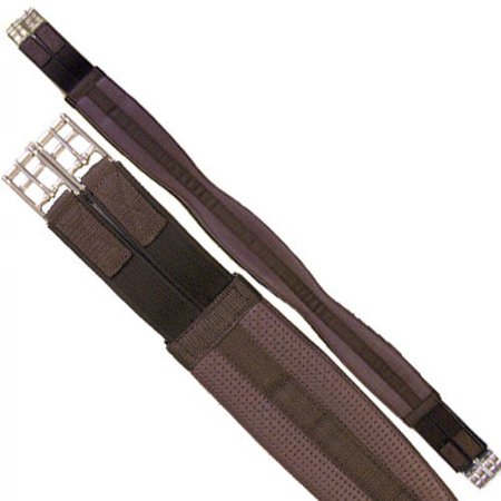 GIRTH ENG.PVC SHAPED BROWN ELASTIC BOTH ENDS 48"