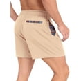 thumbnail image 1 of GIRUNS Men's 2 in 1 Hybrid Shorts Summer Quick Dry Running Athletic Stretch Gym Beach Short, 1 of 6