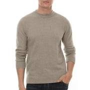 GIRUNS Men's Crewneck Sweater Soft Casual Sweaters for Men Classic Pullover Sweaters with Ribbing Edge